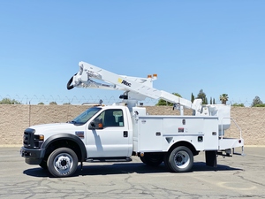 2010 Ford F550 XL SD 4x4 Altec AT37G Articulating Bucket Truck