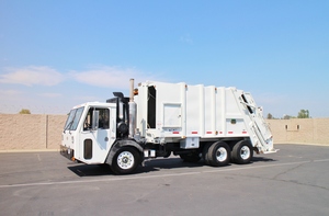 2011 CCC LET Low Entry Pak-Mor Rear Loader Garbage Truck